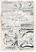 "SUPERMAN" #382 ORIGINAL CURT SWAN COMIC PAGE ART.