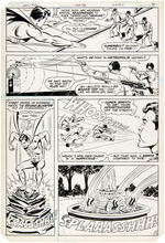 "SUPERBOY" #26 ORIGINAL & COMPLETE KURT SCHAFFENBERGER COMIC STORY ART.