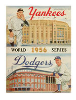 "1956 WORLD SERIES OFFICIAL PROGRAM/YANKEES/DODGERS."