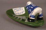 "BALTIMORE COLTS/WORLD CHAMPS 1958-59" CERAMIC ASHTRAY.