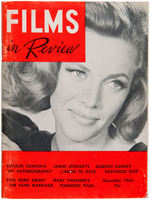 JAMES STEWART SIGNED "FILMS IN REVIEW" BOOKLET.