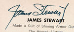 JAMES STEWART SIGNED "FILMS IN REVIEW" BOOKLET.