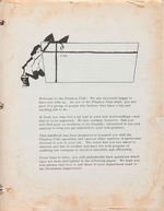 “THE PLAYBOY CLUB ROOM DIRECTOR’S MANUAL”  BINDER.