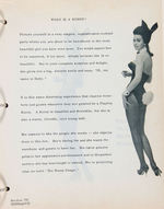 “THE PLAYBOY CLUB ROOM DIRECTOR’S MANUAL”  BINDER.