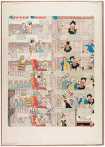 WINSOR MCCAY 1907-1910 LOT OF FIVE “LITTLE NEMO IN SLUMBERLAND” PRINTERS PROOF PAGES.