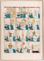 WINSOR MCCAY 1907-1910 LOT OF FIVE “LITTLE NEMO IN SLUMBERLAND” PRINTERS PROOF PAGES.