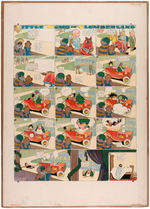 WINSOR MCCAY 1907-1910 LOT OF FIVE “LITTLE NEMO IN SLUMBERLAND” PRINTERS PROOF PAGES.