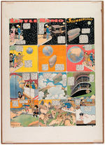 WINSOR MCCAY 1907-1910 LOT OF FIVE “LITTLE NEMO IN SLUMBERLAND” PRINTERS PROOF PAGES.