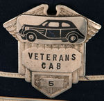 "VETERAN'S CAB" TAXI DRIVER'S CAP.