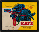 "KAT'S THERMOSTATICALLY CONTROLLED ENGINE HEATERS" ANIMATED LIGHTED SIGN.