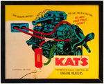 "KAT'S THERMOSTATICALLY CONTROLLED ENGINE HEATERS" ANIMATED LIGHTED SIGN.