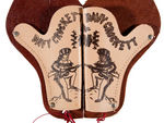 "DAVY CROCKETT COWBOY OUTFIT" BOXED HOLSTER SET.