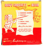 "REMPEL'S LITTLE DAVY CROCKETT AND BEAR" IN DIE-CUT BOX.