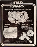 "STAR WARS RADIO CONTROLLED JAWA SANDCRAWLER" BOXED VEHICLE.