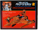 "BUCK ROGERS IN THE 25TH CENTURY - LASERSCOPE FIGHTER/DRACONIAN MARAUDER" BOXED VEHICLE PAIR.