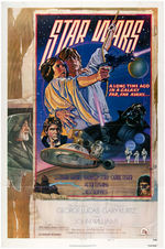 "STAR WARS" STYLE D ORIGINAL 1978 ONE-SHEET MOVIE POSTER.