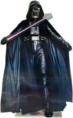 "STAR WARS" VINTAGE STANDEE PAIR - DARTH VADER & BOBA FETT.