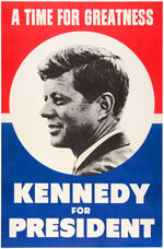 JOHN F. KENNEDY 1960 CAMPAIGN POSTER.