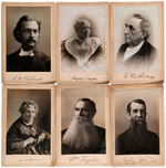 SOCIAL REFORMERS & RELIGIOUS LEADERS, INC. HARRIET BEECHER STOWE LOT OF 18 CABINET PHOTOS C. 1900.