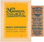 McCARTHY SEVEN ITEMS FROM 1968 INCLUDING “McCARTHY IS HAPPENING” CONCERT HANDBILL.