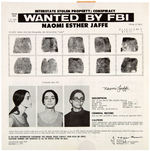 “WANTED BY FBI” FLYERS FOR MEMBERS OF THE SDS LEFTIST ORGANIZATION OFFSHOOT WEATHER UNDERGROUND.