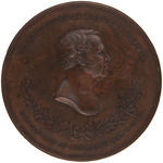 "MAJOR GENERAL ZACHARY TAYLOR" HUGE BRONZED COPPER "BUENA VISTA" MEDAL.