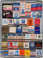 CONGRESS, GOVERNORS AND SENATOR COLLECTION OF 107 MATCH COVERS.