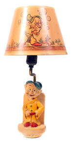 "DOPEY" LAMP VARIANT WITH SHADE.