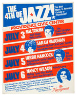 “THE 4TH OF JAZZ!” CONCERT POSTER.