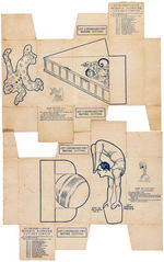 CIRCUS CUT-OUTS ON LOT OF 11 BUTTER BOX FLATS.