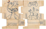 CIRCUS CUT-OUTS ON LOT OF 11 BUTTER BOX FLATS.