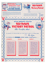 "RED RYDER VICTORY PATROL SUPER BOOK OF COMICS" 1942 KIT/COMIC BOOK.