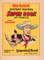 "RED RYDER VICTORY PATROL SUPER BOOK OF COMICS" 1942 KIT/COMIC BOOK.