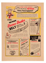 "RED RYDER VICTORY PATROL SUPER BOOK OF COMICS" 1942 KIT/COMIC BOOK.