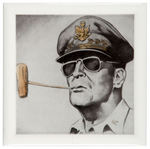 “GENERAL DOUGLAS MacARTHUR” STATUE/TILE/STANDEE.