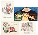 "RINGLING BROS. AND BARNUM & BAILEY/CLYDE BEATTY-COLE BROS. CHRISTMAS CARD LOT.