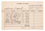 SUPERMAN CREATOR JERRY SIEGEL PERSONALLY SIGNED DC PAY VOUCHER.