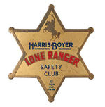 "LONE RANGER SAFETY CLUB"/HARRIS-BOYER BREAD COMPANY GROUP.