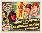 "ABBOTT AND COSTELLO MEET THE INVISIBLE MAN" HERALD/"MEET DR. JEKYLL AND MR. HYDE" LOBBY CARD.