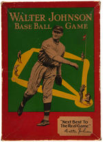 "WALTER JOHNSON BASE BALL GAME."