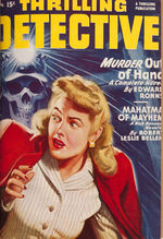 "THRILLING DETECTIVE" HARDCOVER BOUND PULP VOLUMES.