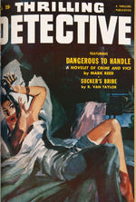 "THRILLING DETECTIVE" HARDCOVER BOUND PULP VOLUMES.