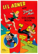 LI'L ABNER AND DAISY MAE PAPER DOLLS & COLORING BOOK TRIO.