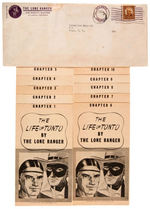 "THE LIFE OF TONTO BY THE LONE RANGER" MERITA BREAD PREMIUM STORY FOLDERS.