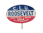 PITTSBURGH LABOR FOR FDR OVAL LITHO.