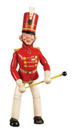 MAXFIELD PARRISH DESIGNED "GENERAL ELECTRIC RADIO" DRUM MAJOR FIGURE.