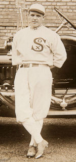 BLACK SOX SCANDAL PARTICIPANT EDDIE CICOTTE NEWS SERVICE PHOTO.