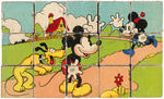 MICKEY MOUSE BOXED ENGLISH PICTURE BLOCK SET.