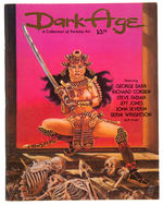 HANK JANKUS "DARK AGE" FANTASY ART MAGAZINE ORIGINAL COVER ART LOT.