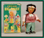 "INDIAN BIG CHIEF" BOXED WIND-UP.